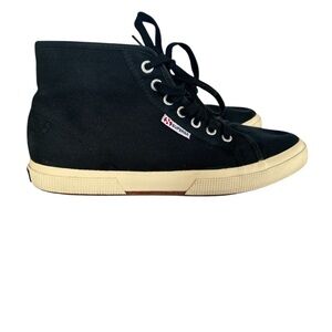 Superga Black High Top Sneakers EU 41